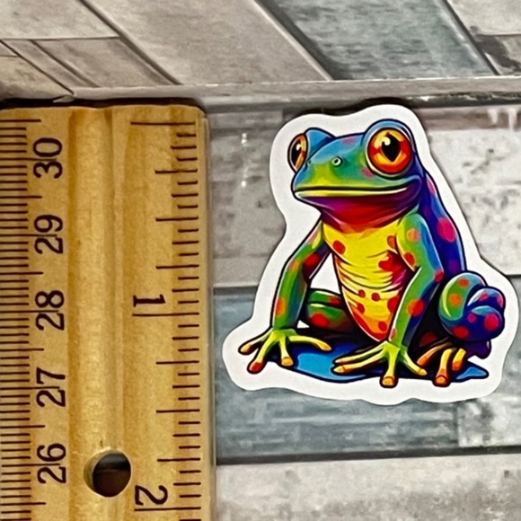 ๐10/$10๐ Psychedelic Frog Waterproof Sticker Decal - Picture 1 of 1